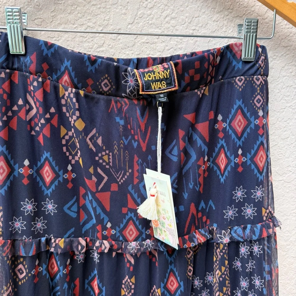 Johnny Was Arcellis Tiered Skirt - Picture 7 of 7